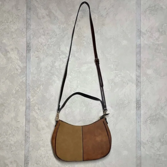 NWOT Jen & Co patchwork leather reversible bag - Picture 2 of 8